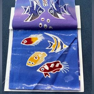 🆕Hand Painted Batik Fish BNWT